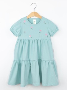 Платье для девочки Baby Boom С266/2-К Мятно-голубой Платье для девочки Baby Boom С266/2-К Мятно-голубой