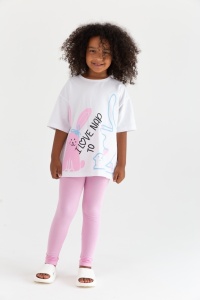 Комплект для девочки Baby Boom КД559/1-К Белый + рзовый Комплект для девочки Baby Boom КД559/1-К Белый + рзовый